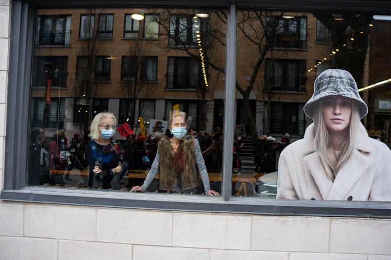 Not everyone was glad to see protesters | photo: Kieron Yates