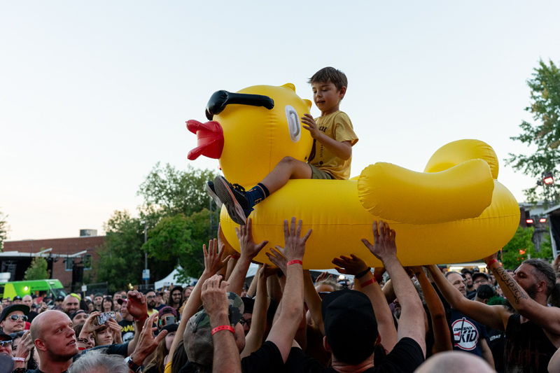 Chaser puts kids on ducks!  Photo: Kieron Yates