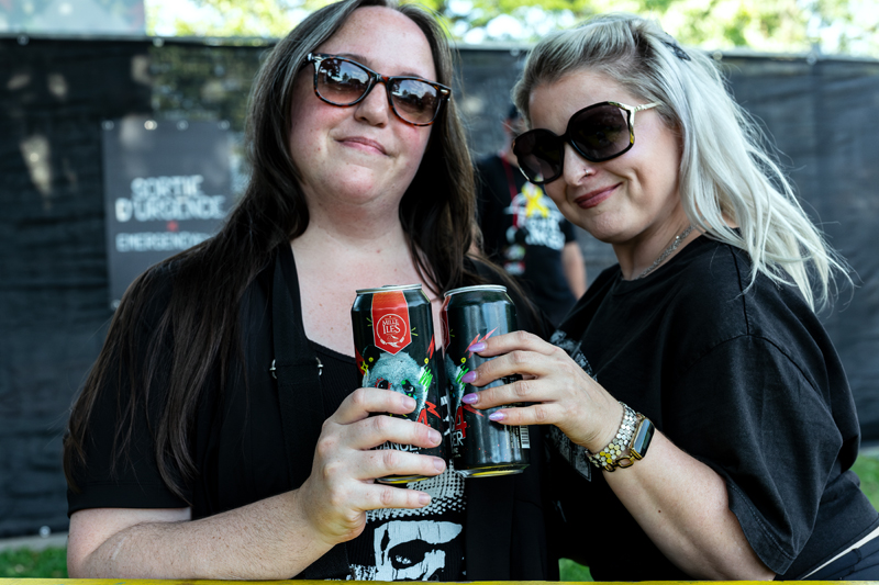 Friends and beers. Photo: Kieron Yates
