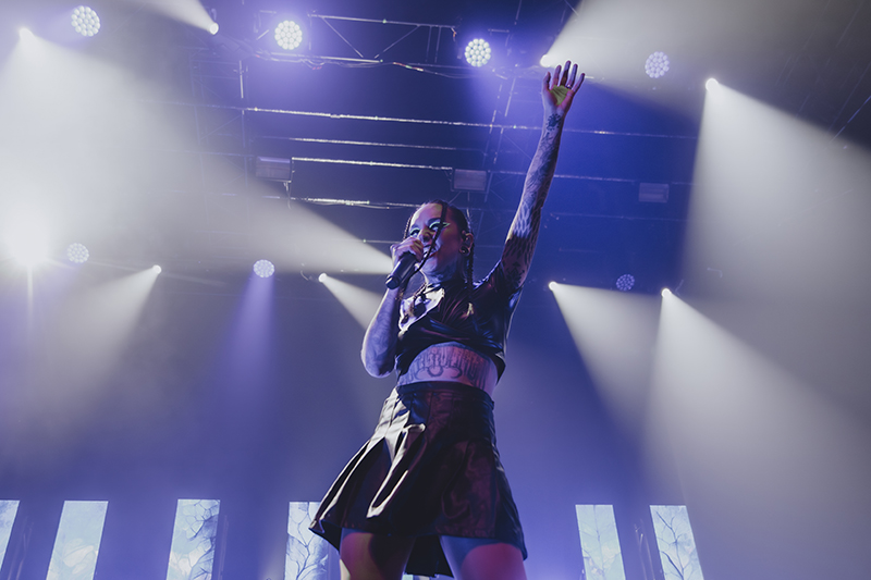 Jinjer performing at MTelus in Montreal. Photo by Laura Collins.