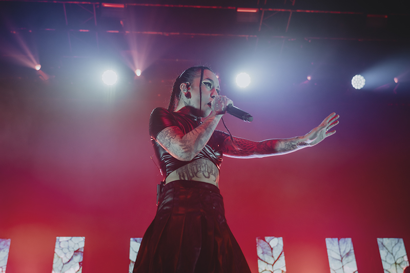 Jinjer performing at MTelus in Montreal. Photo by Laura Collins.