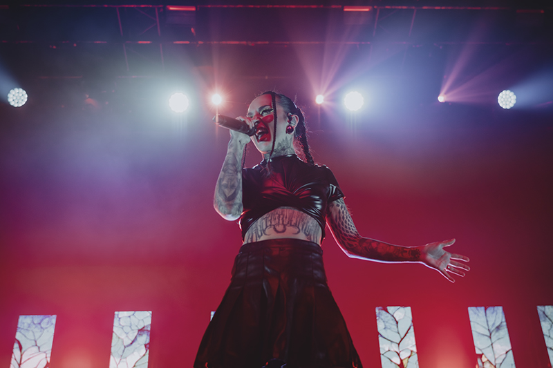 Jinjer performing at MTelus in Montreal. Photo by Laura Collins.