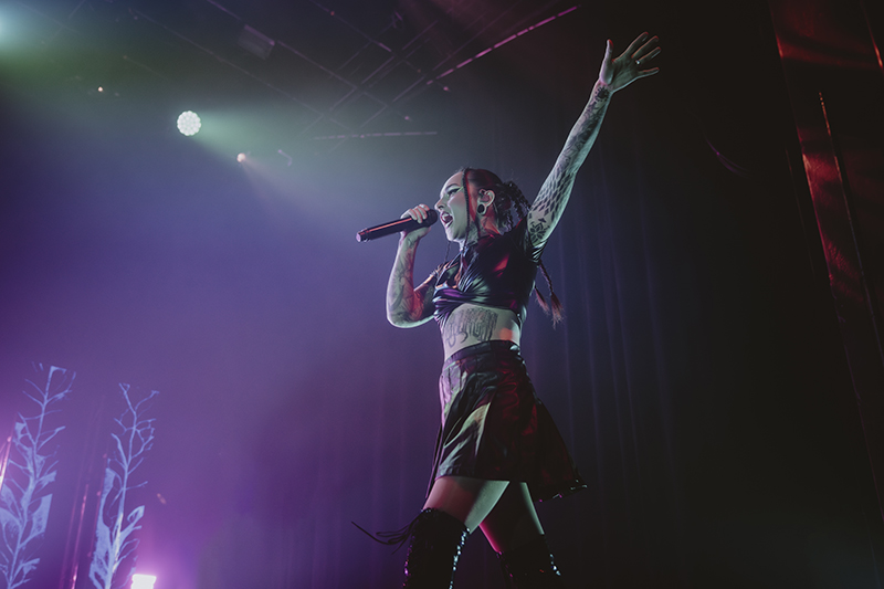 Jinjer performing at MTelus in Montreal. Photo by Laura Collins.