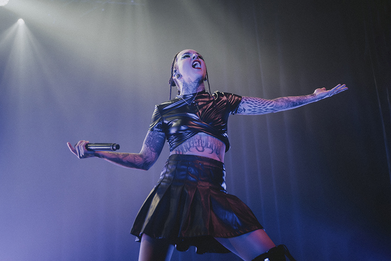 Jinjer performing at MTelus in Montreal. Photo by Laura Collins.