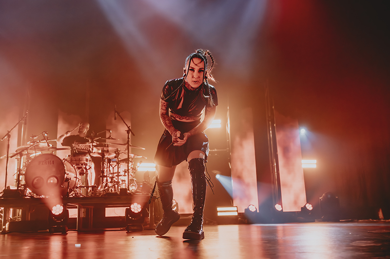 Jinjer performing at MTelus in Montreal. Photo by Laura Collins.