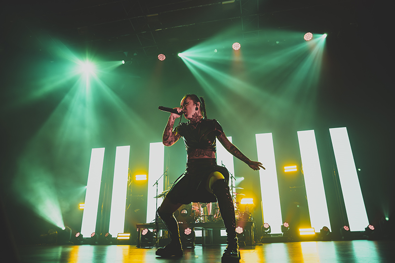Jinjer performing at MTelus in Montreal. Photo by Laura Collins.