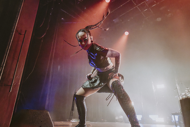 Jinjer performing at MTelus in Montreal. Photo by Laura Collins.