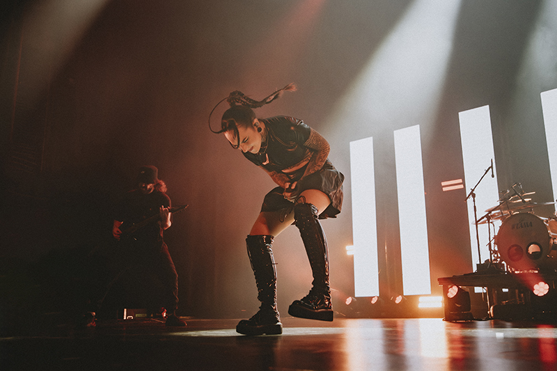 Tatiana Shmayluk performing at MTelus in Montreal. Photo by Laura Collins.