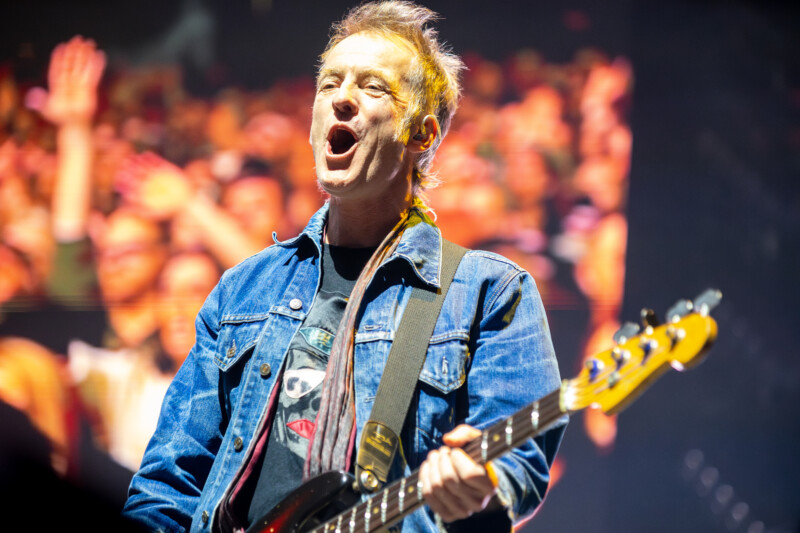 Duncan Coutts of Our Lady Peace at Place Bell in Laval on March 10, 2025.