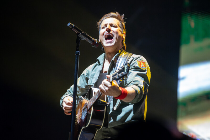 Raine Maida sings for Our Lady Peace at Place Bell in Laval on March 10, 2025.