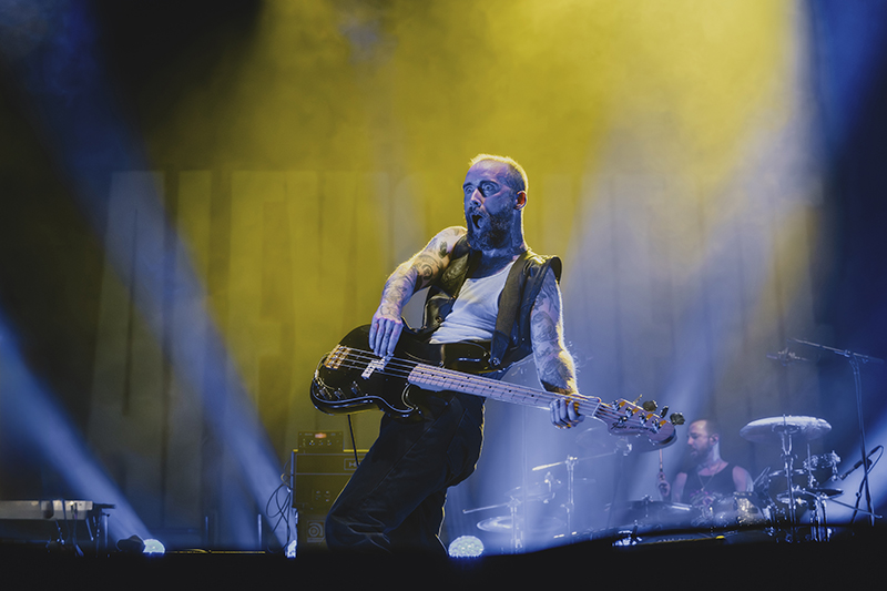 Alexisonfire  performing at Canadian Tire Centre in Ottawa. Photo by Laura Collins.