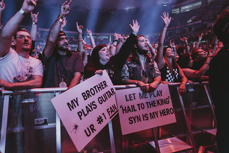 Avenged Sevenfold performing at Canadian Tire Centre in Ottawa. Photo by Laura Collins.