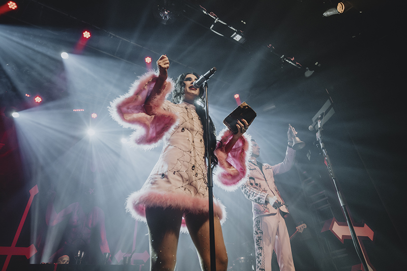 Twin Temple performing at La Tulipe in Montreal March 2, 2024.
Photo by Laura Collins.