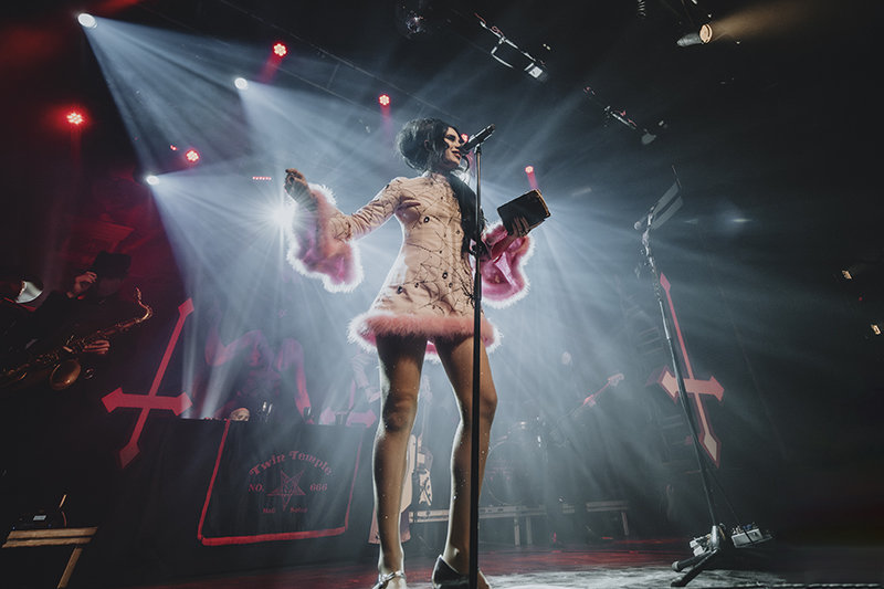 Twin Temple performing at La Tulipe in Montreal March 2, 2024.
Photo by Laura Collins.