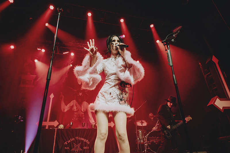 Twin Temple performing at La Tulipe in Montreal March 2, 2024.
Photo by Laura Collins.