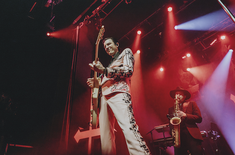 Twin Temple performing at La Tulipe in Montreal March 2, 2024.
Photo by Laura Collins.