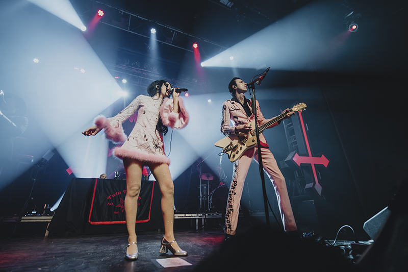 Twin Temple performing at La Tulipe in Montreal March 2, 2024.
Photo by Laura Collins.