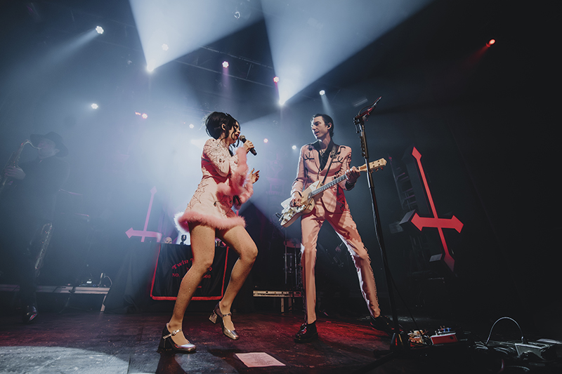 Twin Temple performing at La Tulipe in Montreal March 2, 2024.
Photo by Laura Collins.