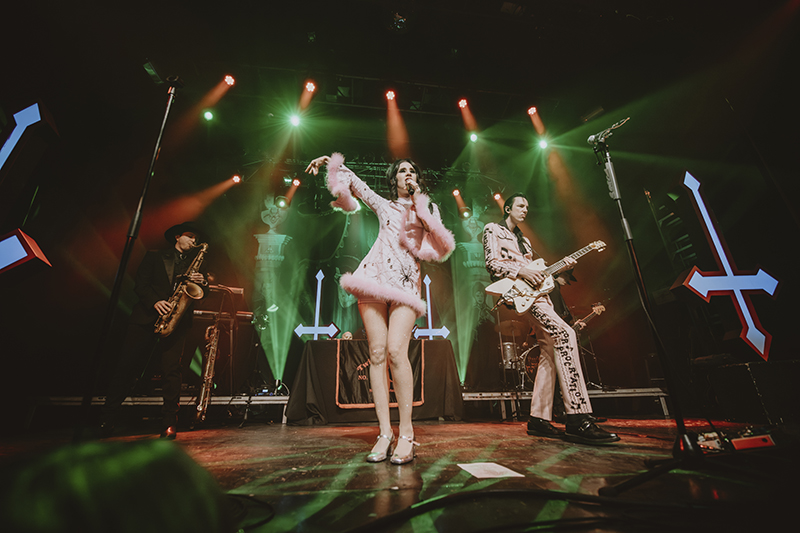 Twin Temple performing at La Tulipe in Montreal March 2, 2024.
Photo by Laura Collins.