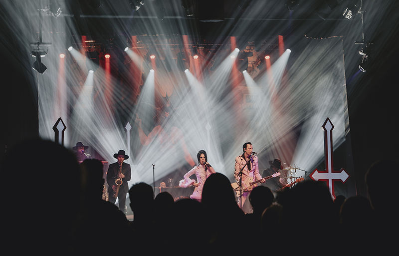 Twin Temple performing at La Tulipe in Montreal March 2, 2024.
Photo by Laura Collins.