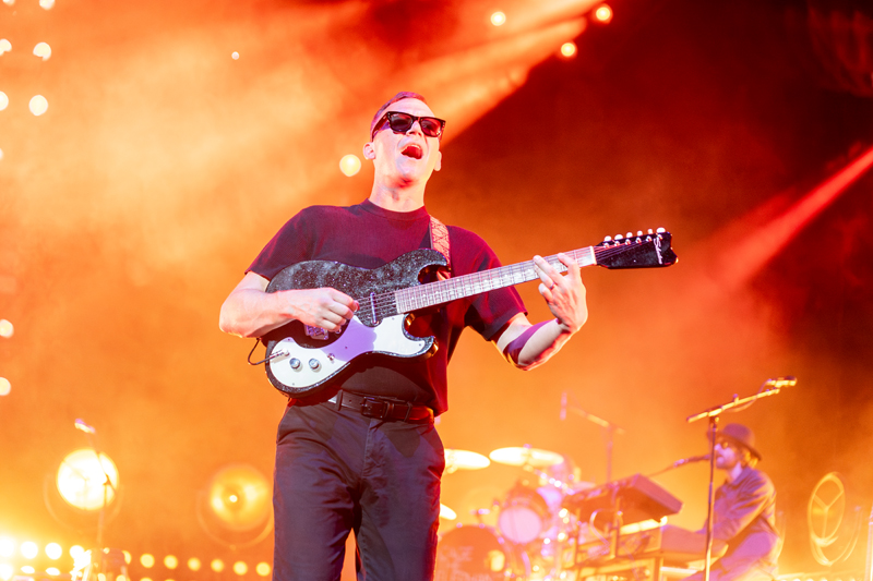 Brad Schulta of Cage The Elephant at Bell Center in Montreal, August 26, 2024. | Photo: Kieron Yates