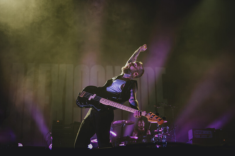 Alexisonfire performing at Canadian Tire Centre in Ottawa. Photo by Laura Collins.