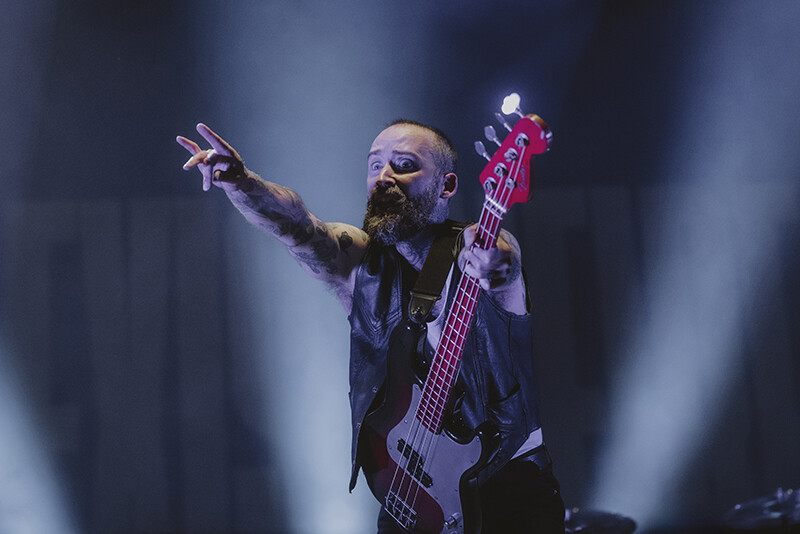 Alexisonfire  performing at Canadian Tire Centre in Ottawa. Photo by Laura Collins.