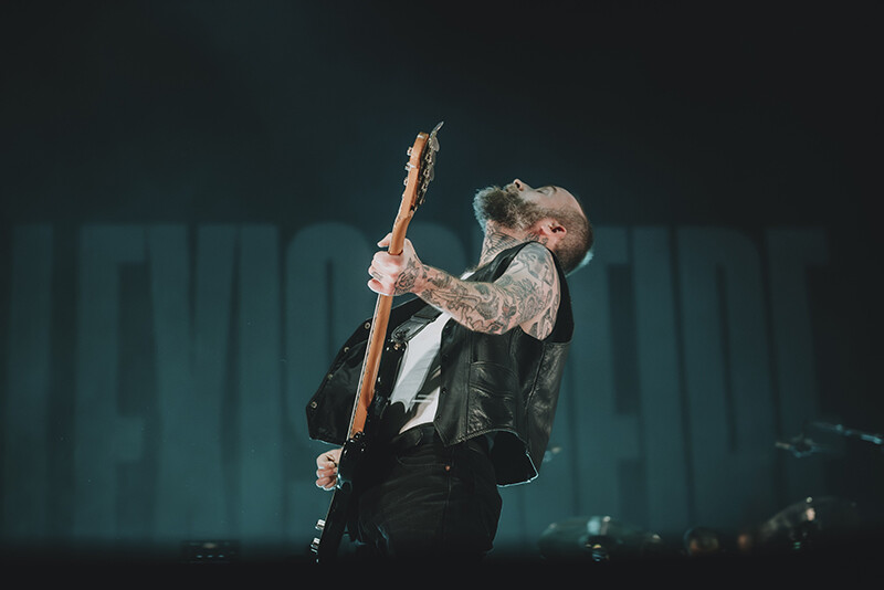 Alexisonfire  performing at Canadian Tire Centre in Ottawa. Photo by Laura Collins.