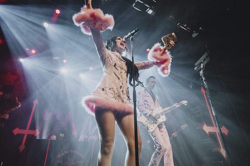 Twin Temple performing at La Tulipe in Montreal March 2, 2024.
Photo by Laura Collins.