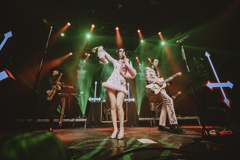Twin Temple performing at La Tulipe in Montreal March 2, 2024.
Photo by Laura Collins.
