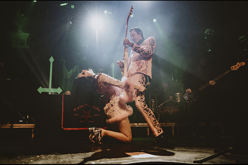 Twin Temple performing at La Tulipe in Montreal March 2, 2024.
Photo by Laura Collins.