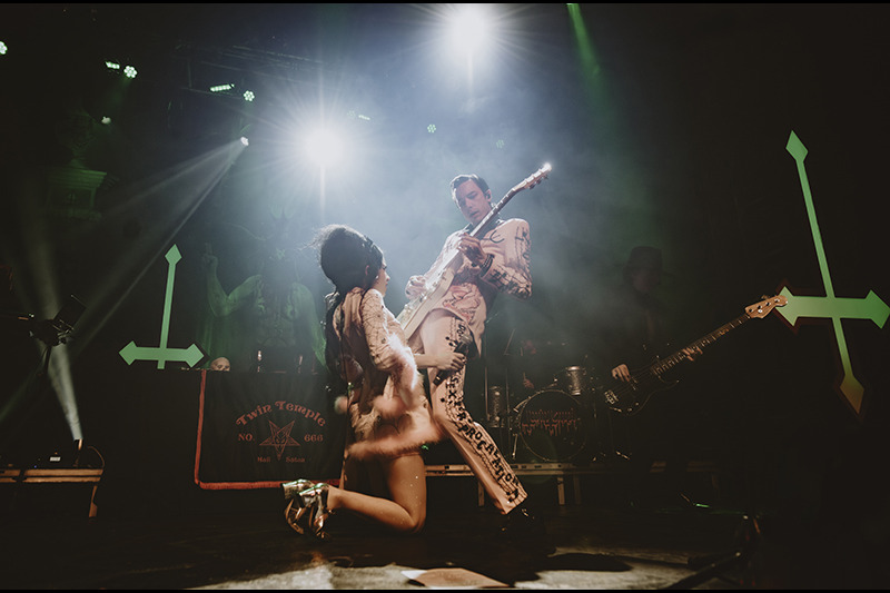 Twin Temple performing at La Tulipe in Montreal March 2, 2024.
Photo by Laura Collins.