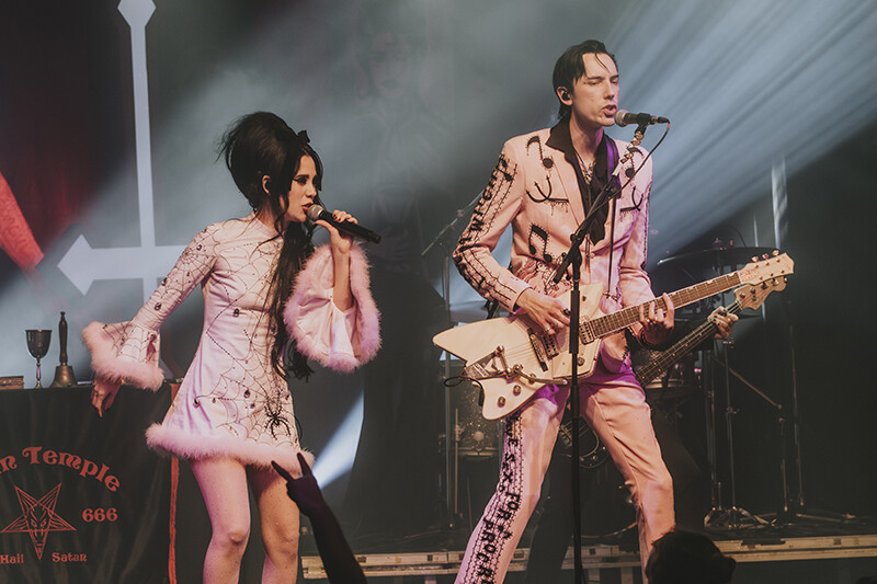Twin Temple performing at La Tulipe in Montreal March 2, 2024.
Photo by Laura Collins.