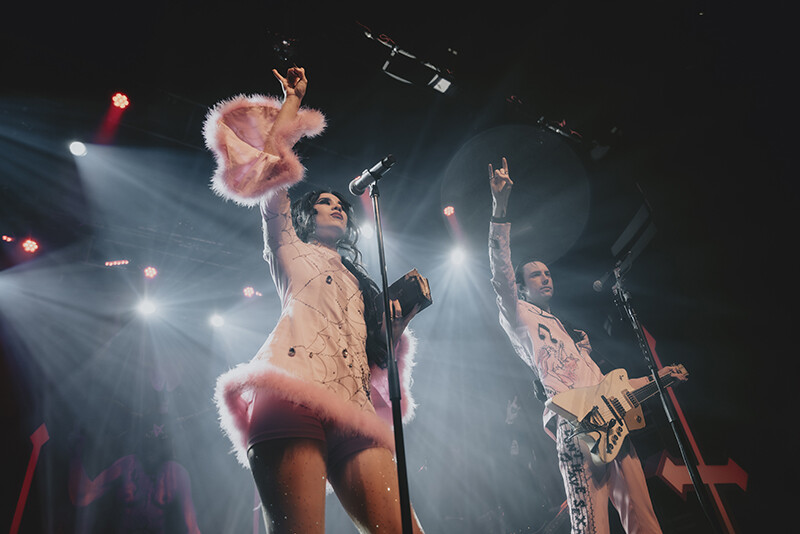 Twin Temple performing at La Tulipe in Montreal March 2, 2024.
Photo by Laura Collins.