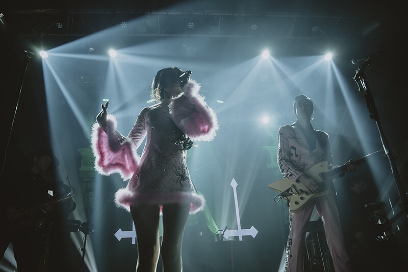 Twin Temple performing at La Tulipe in Montreal March 2, 2024.
Photo by Laura Collins.