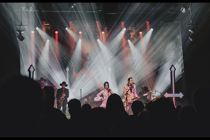Twin Temple performing at La Tulipe in Montreal March 2, 2024.
Photo by Laura Collins.