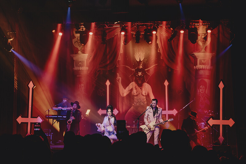 Twin Temple performing at La Tulipe in Montreal March 2, 2024.
Photo by Laura Collins.