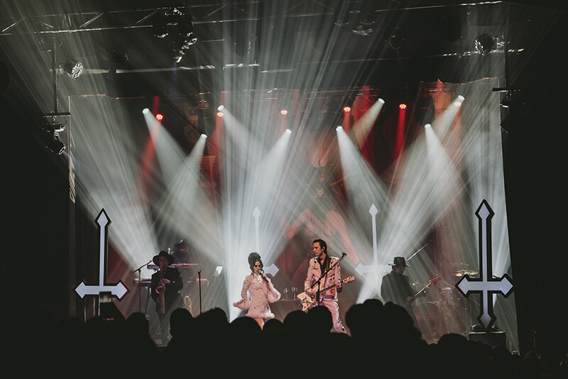 Twin Temple performing at La Tulipe in Montreal March 2, 2024.
Photo by Laura Collins.